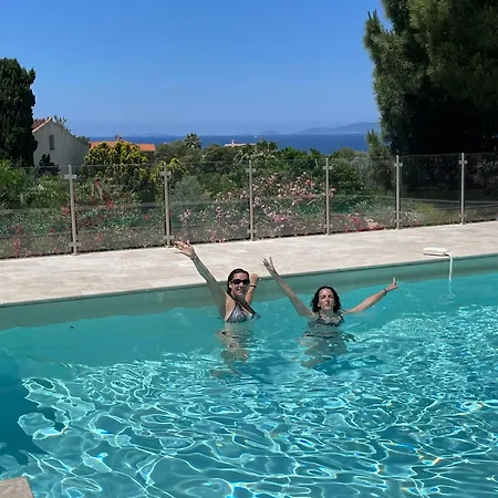 Corsicadream Arone Superbe Dans Villa, Vue Panoramique Mer, Piscine, Proche Porticcio Apartmán Pietrosella