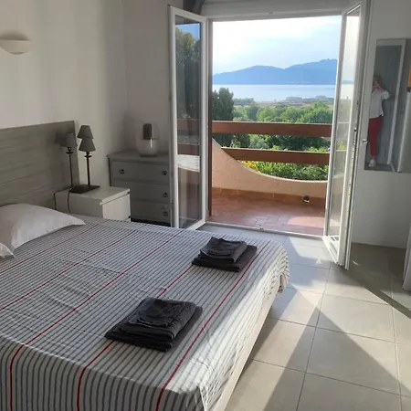 公寓 Corsicadream Arone Superbe Dans Villa, Vue Panoramique Mer, Piscine, Proche Porticcio