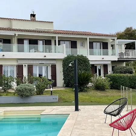 Apartment Corsicadream Arone Superbe Dans Villa, Vue Panoramique Mer, Piscine, Proche Porticcio *