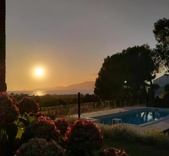 Corsicadream Arone Superbe Dans Villa, Vue Panoramique Mer, Piscine, Proche Porticcio דירה Pietrosella