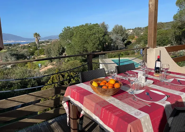 Corsicadream Arone Superbe Dans Villa, Vue Panoramique Mer, Piscine, Proche Porticcio *