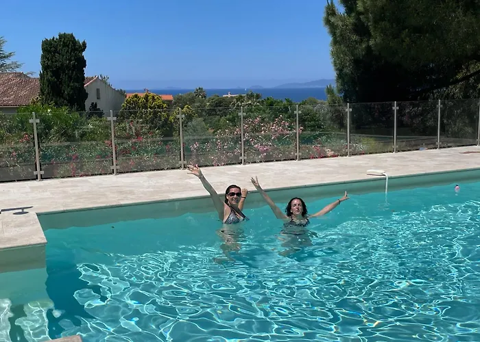 Corsicadream Arone Superbe Dans Villa, Vue Panoramique Mer, Piscine, Proche Porticcio Apartment Pietrosella